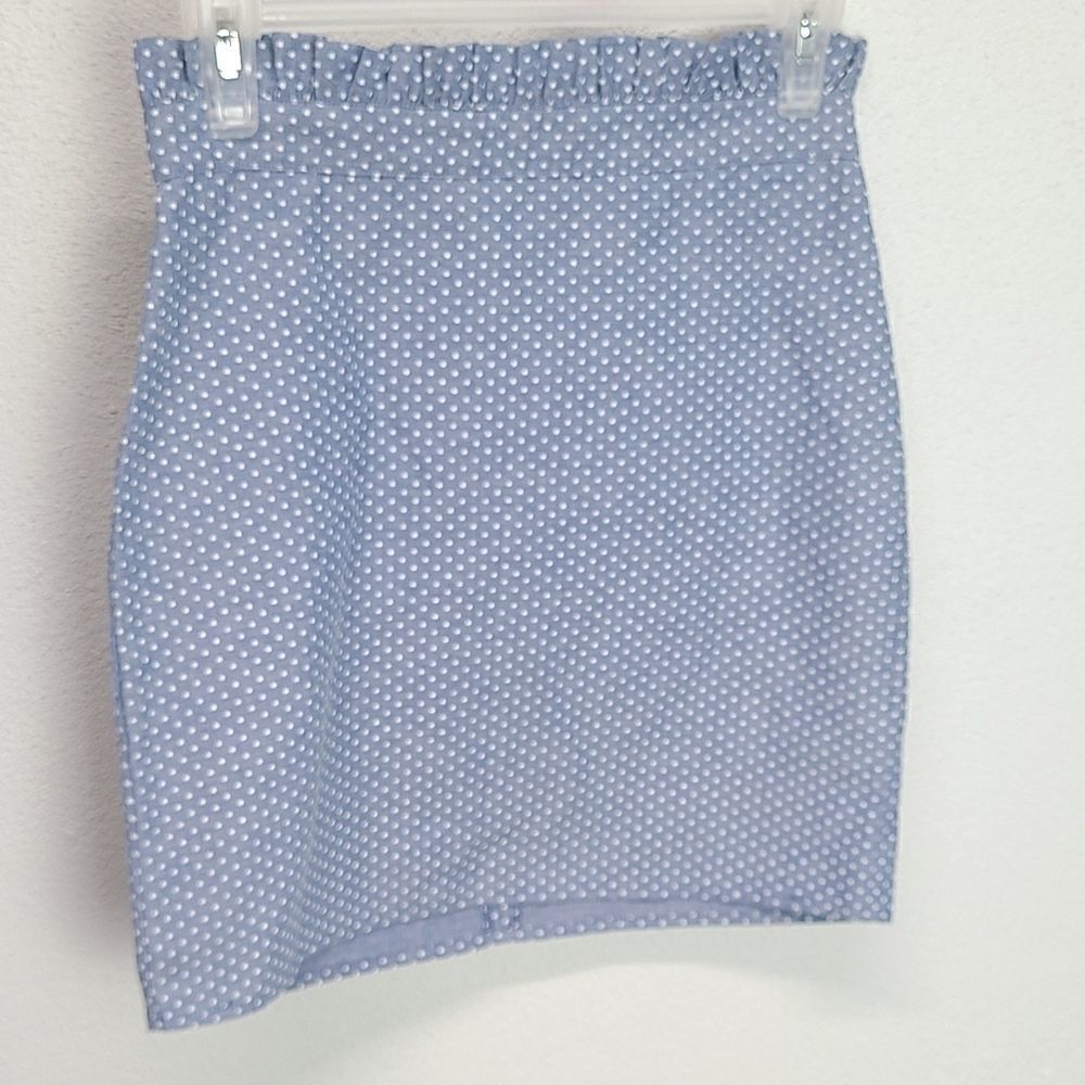 Re-named Polka-dot Skirt & Blue Cropped Top Set‎ Size S - Picture 2 of 9